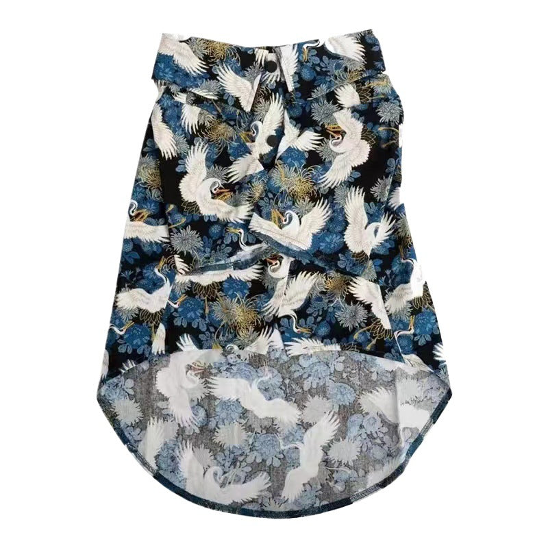 Dog Clothes for Summer, Cat Clothes, Small, Medium, and Large Dogs, Husky, Border Collie, Dog Clothes for Medium and Large Dogs, Retro-Style Chinese-Style Jackets