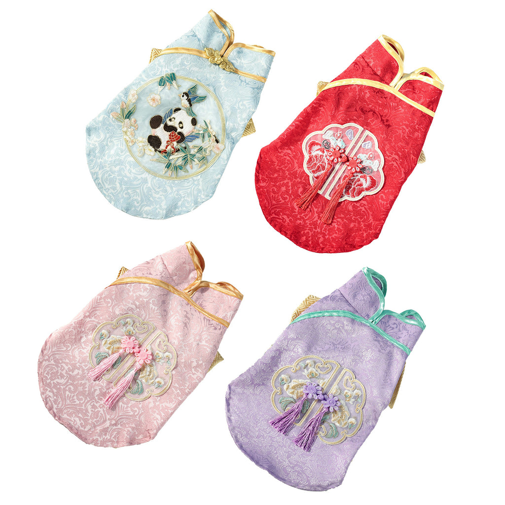 New Chinese-Style Pet Clothing: Traditional-Style Vests for the Lunar New Year—Perfect for Poodles, Bichons, and Pomeranians